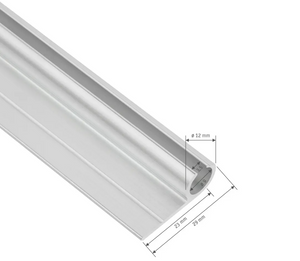 Aluminium-Kederschiene „Single wall”