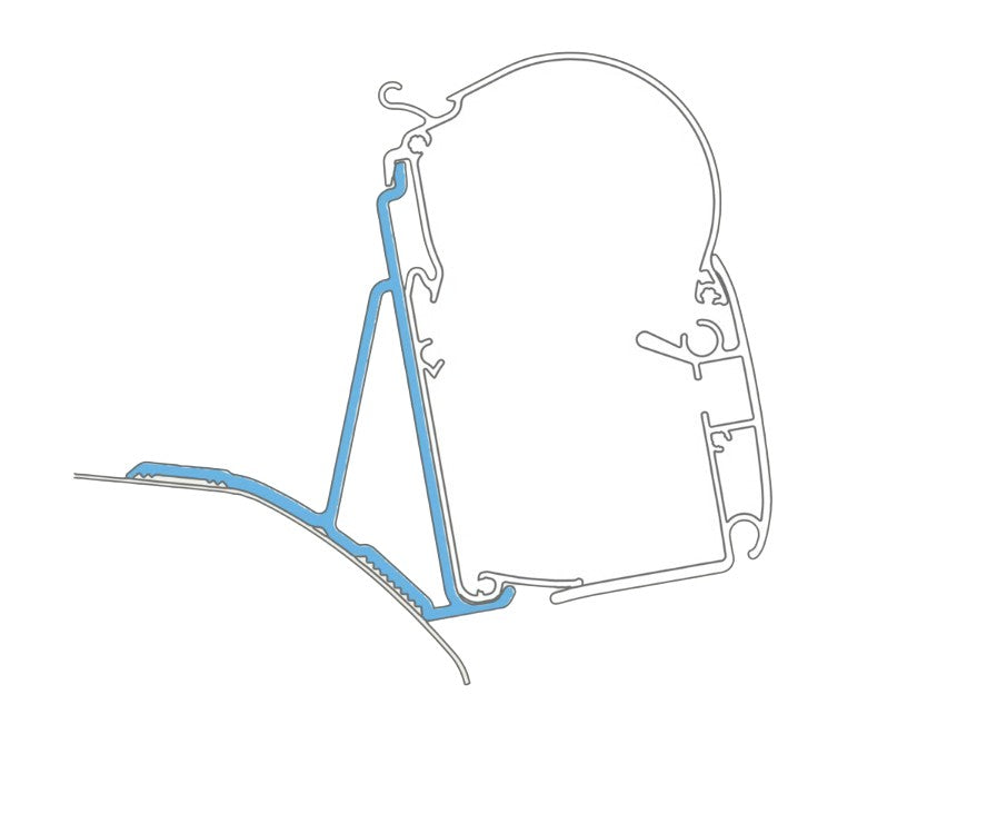 Dometic PerfectWall Adapter, for wall-mounted awnings, various vehicles