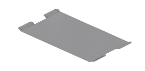 Abgebogenes Aluminium Blech für Solaranlage auf T5 / T6 California