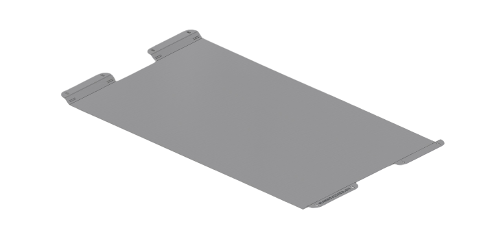 Abgebogenes Aluminium Blech für Solaranlage auf T5 / T6 California