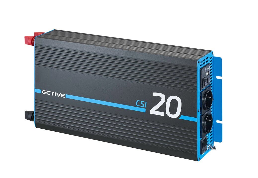 ECTIVE CSI 20 (CSI202) 12V Sinus Charger-Inverter 2000W/12V Onduleur sinusoïdal avec chargeur et NVS