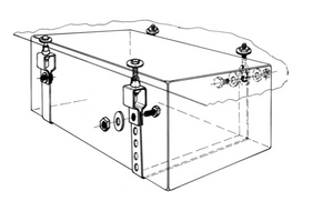 Tankbefestigungs-Set, Lochband