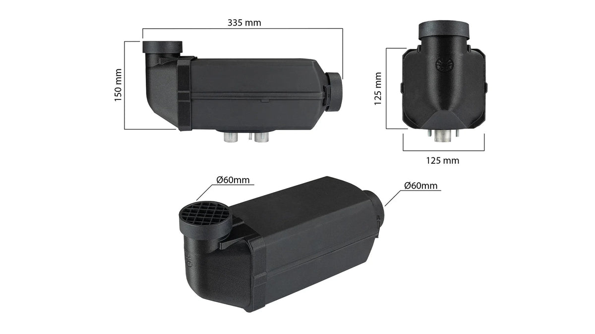 Autoterm Air 2D "Tight Space" Adapter für Luftstandheizung