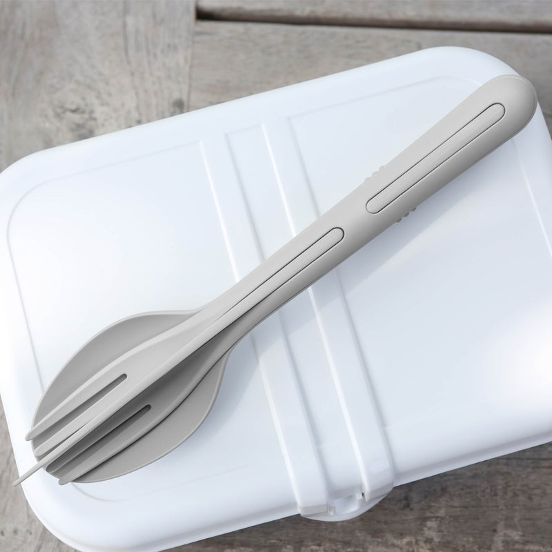 Silwy Set de couverts TRICKY GREY 1 couteau + 1 fourchette + 1 cuillère