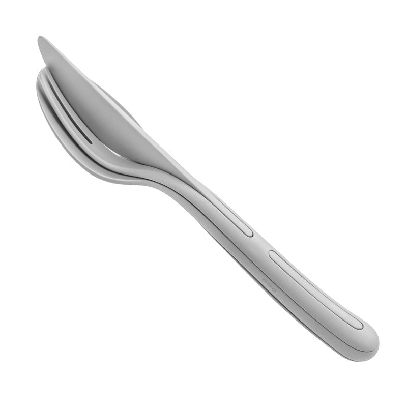 Silwy Set de couverts TRICKY GREY 1 couteau + 1 fourchette + 1 cuillère