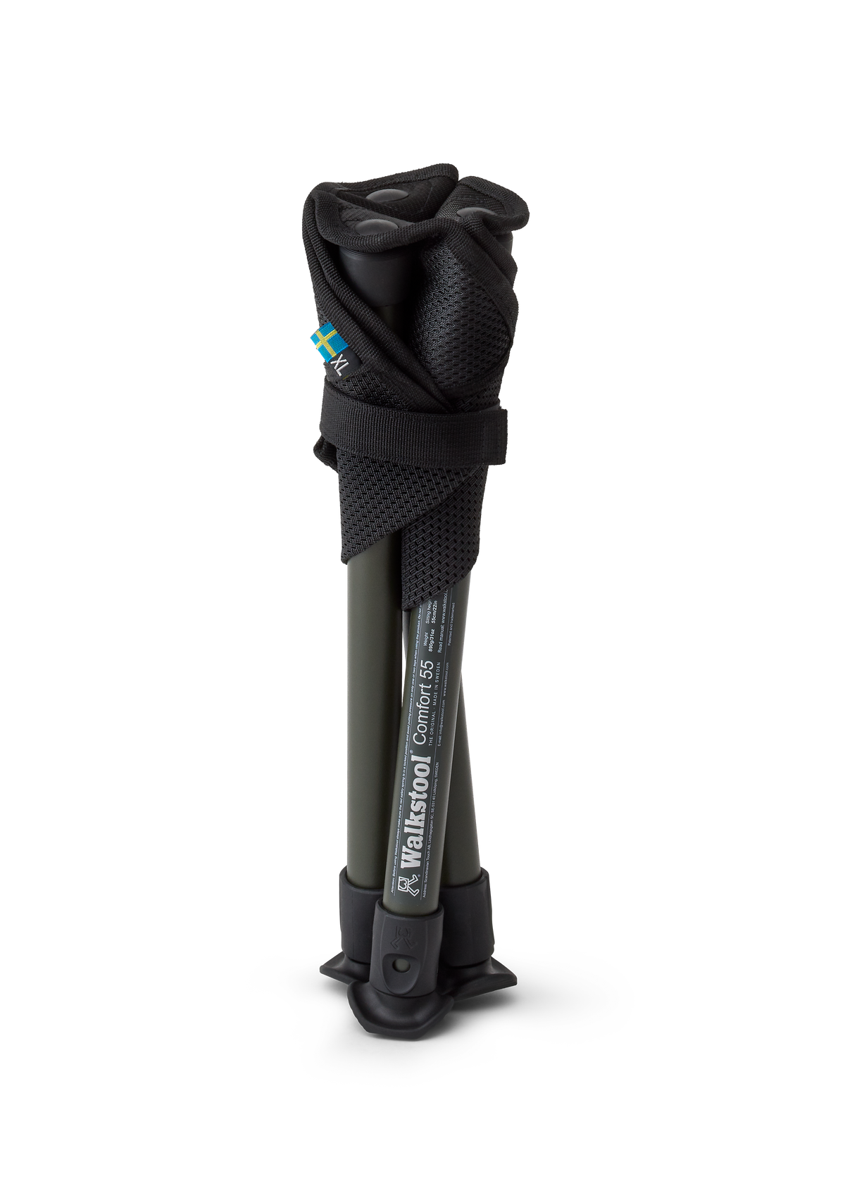 Walkstool Comfort 55 zusammengeklappt, Packmass 41 cm