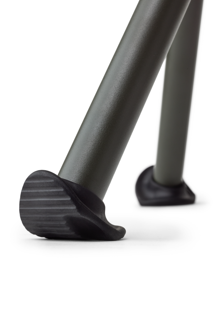 Grosser TPE-Gummifuss des Walkstool Comfort im Detail