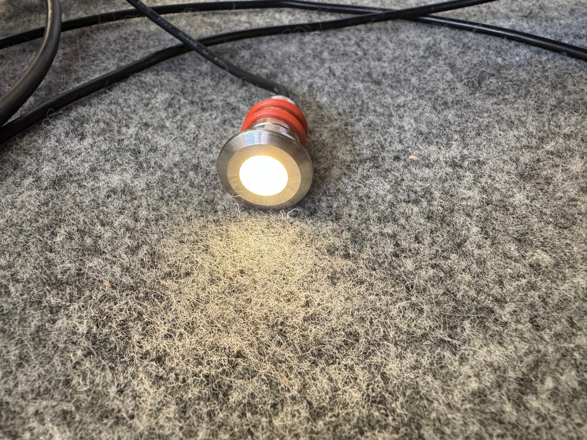 12V LED light, as indicator light or for wall unit / drawer lighting, waterproof