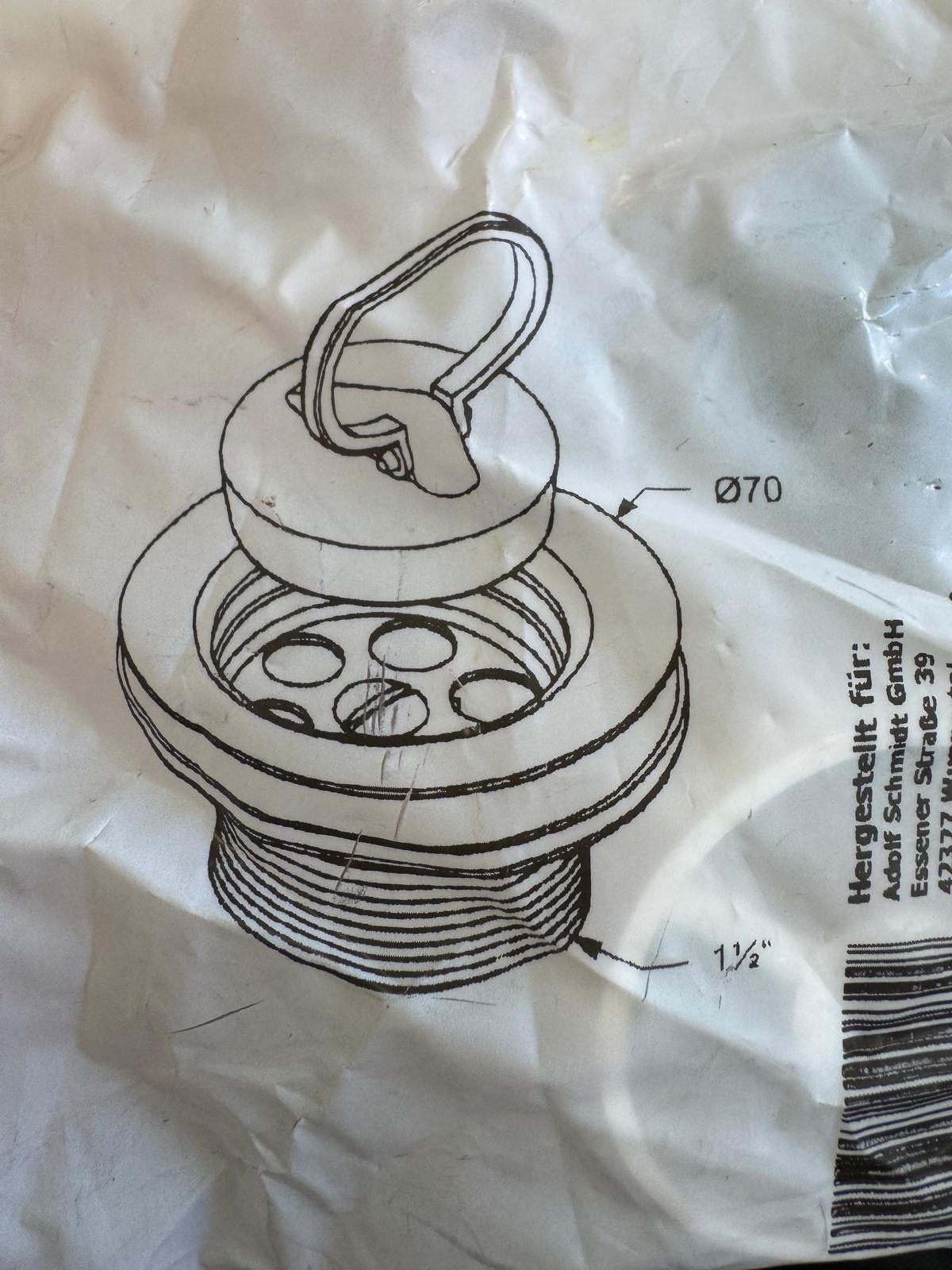 Sortie de douche, pour tuyau de 20mm