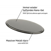 Laden Sie das Bild in den Galerie-Viewer, Silwy Magnet-Haken SPOT inkl. Pad Black