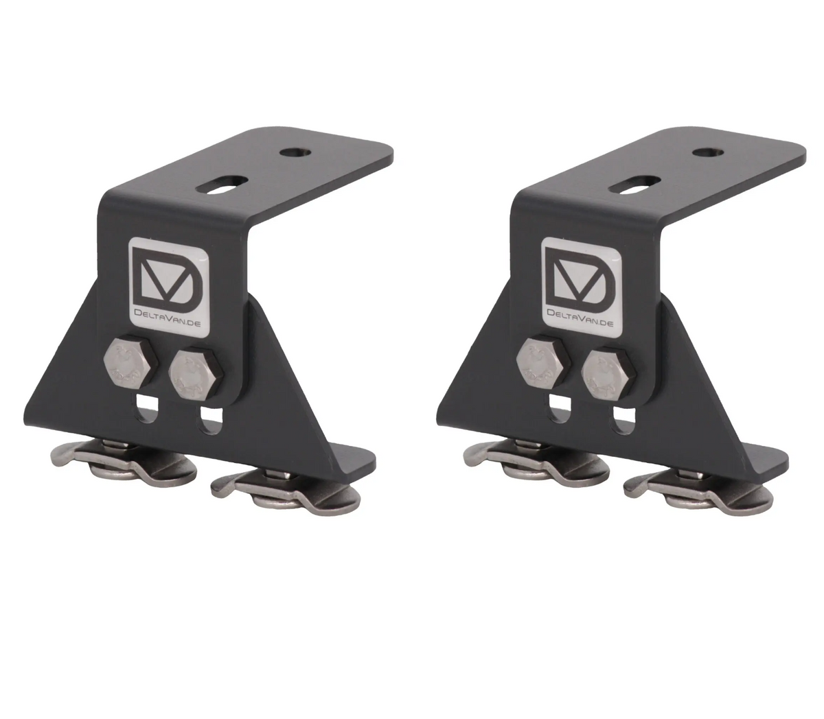 2pcs Kit d'équerres de toit pour montage sur rail Airlin