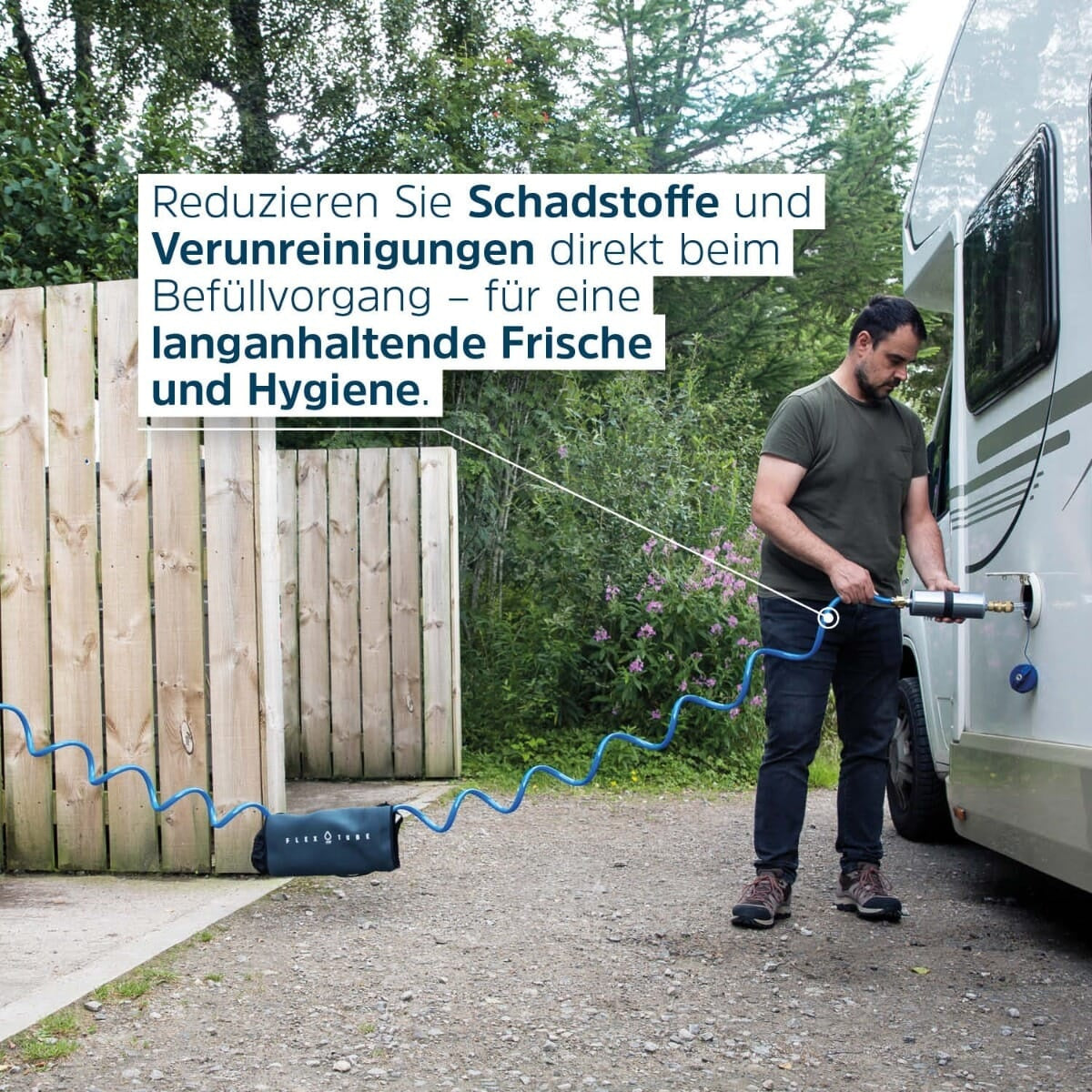 Alb Filter® FUSION Active+Nano Trinkwasserfilter | Camping-Set: Mobil GEKA inkl. Camping Koffer | Edelstahl Natur
