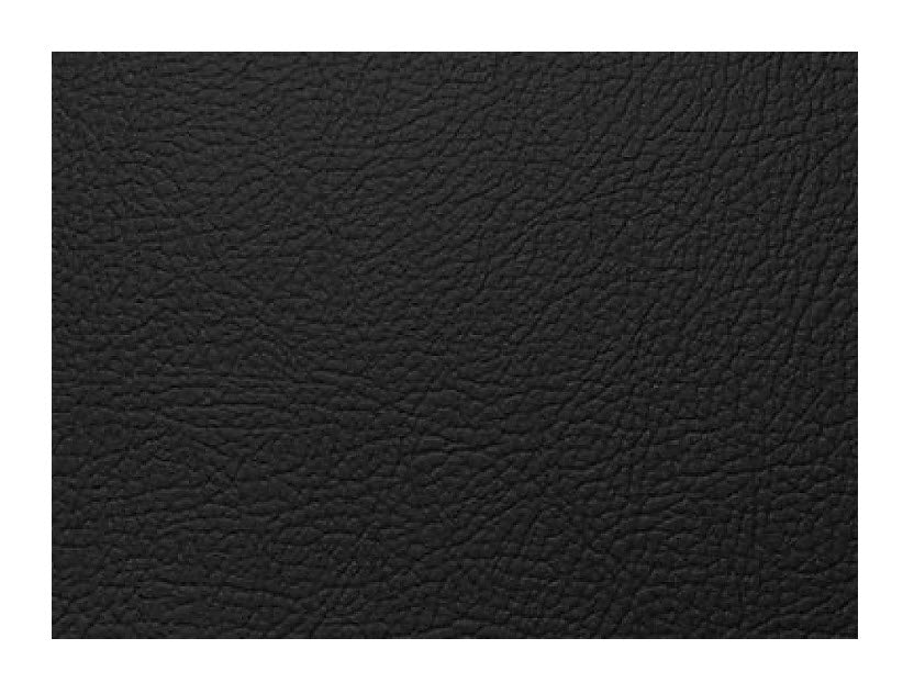 Pelle sintetica bielastica (elastica) nera con fiore di cuoio, larghezza rotolo 140 cm