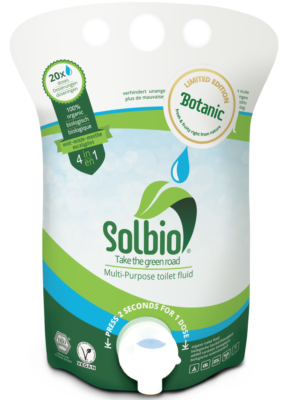 Solbio Botanic Sanitärflüssigkeit 0,8 Liter