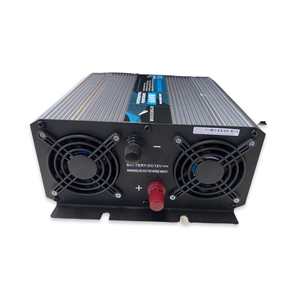Onduleur 3en1 haut de gamme avec 600W de puissance continue, priorité (bypass) et chargeur de batterie