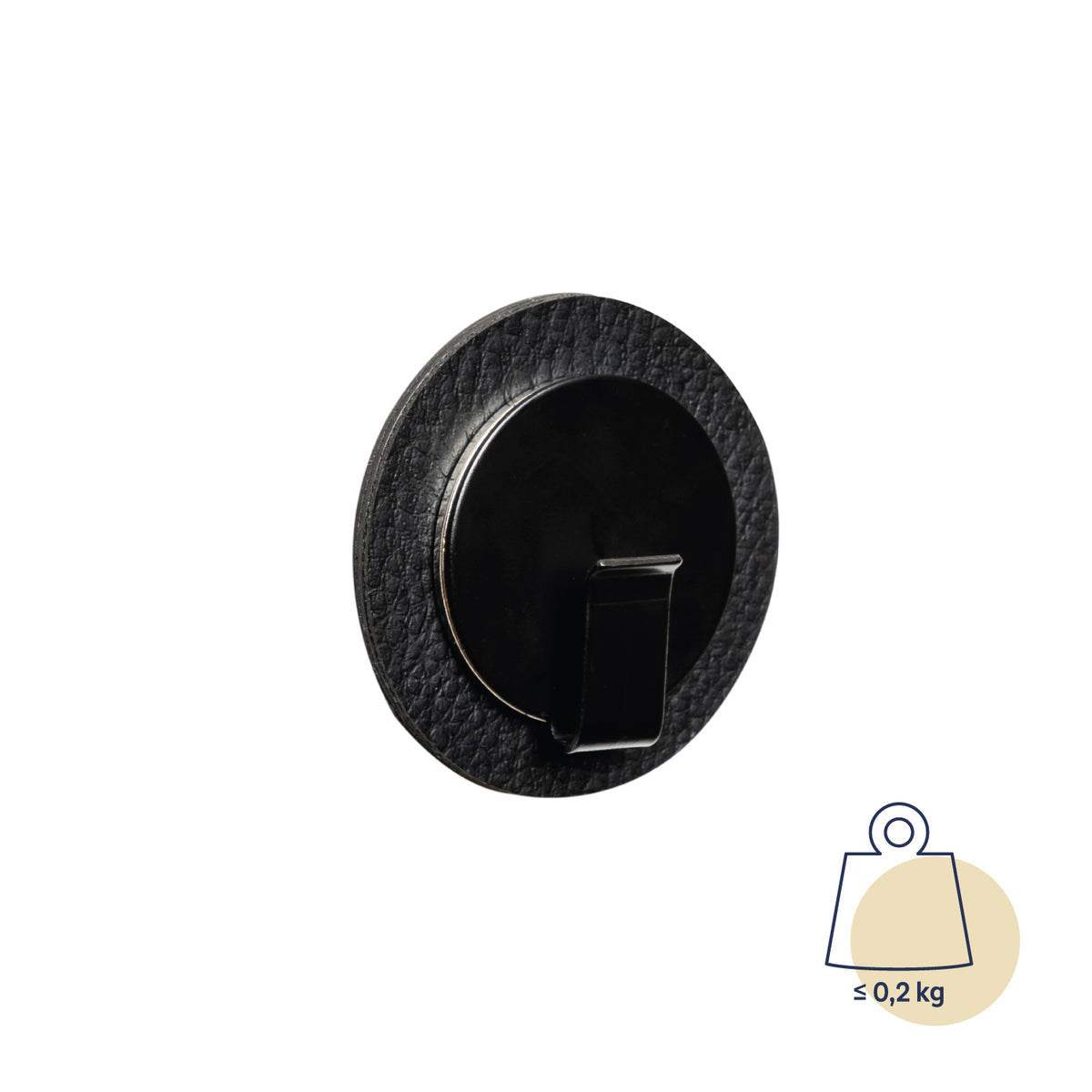 Silwy crochet magnétique CLEVER BLACK incl. pad BLACK
