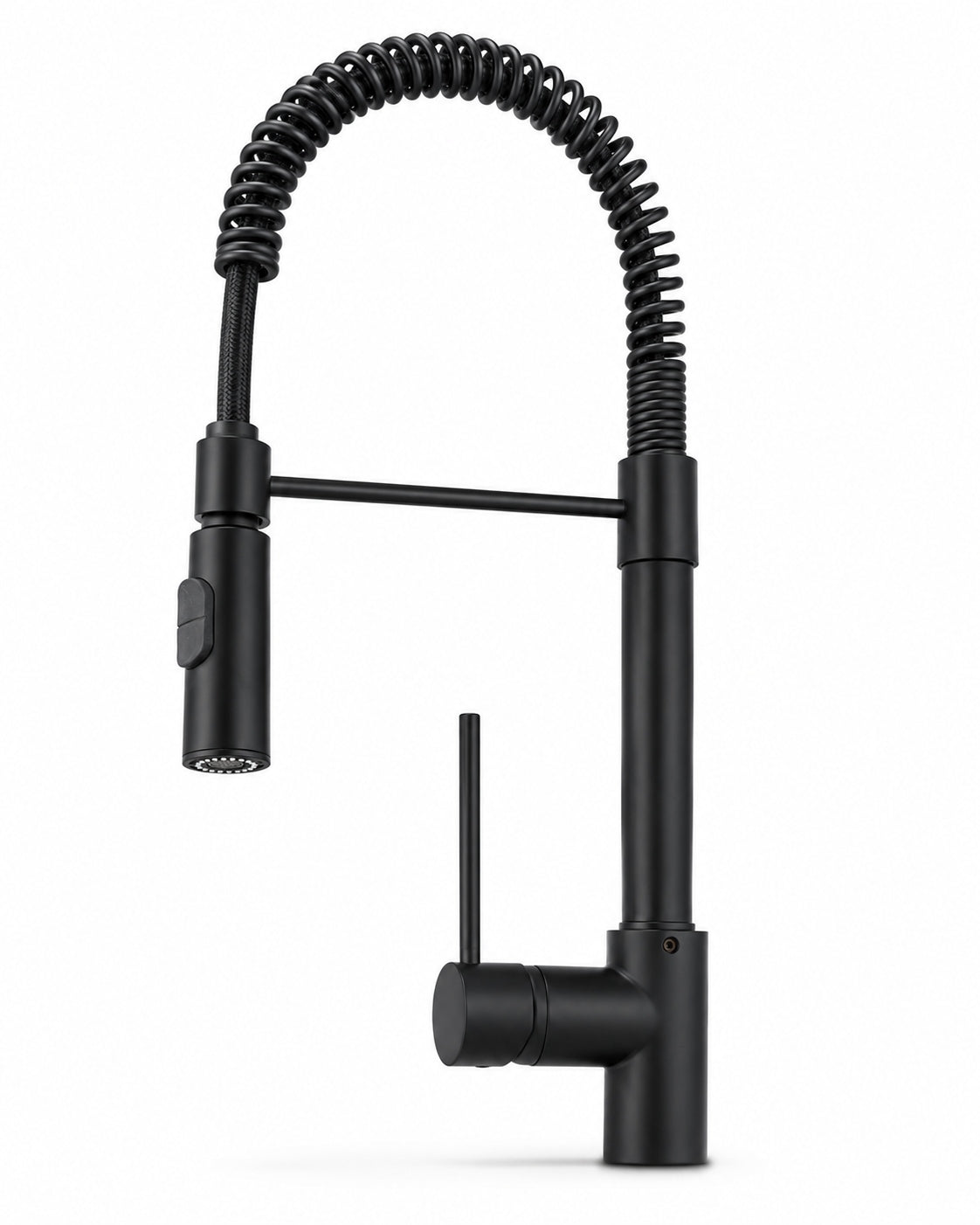 Edelstahl Wasserhahn mit Pull-Down-Brause und Luftsprudler, "Modena"