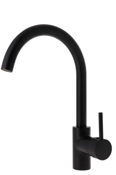 Mitigeur STILO HIGH noir mat, robinetterie