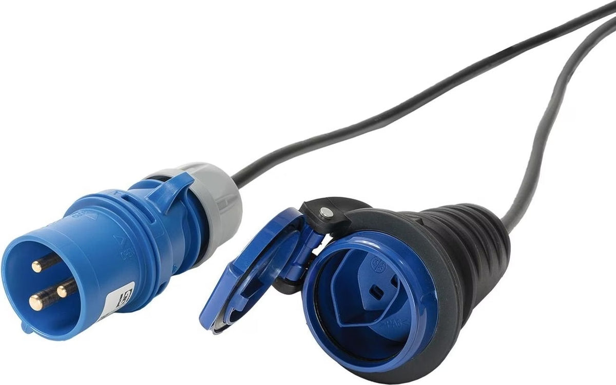 Cavo adattatore CEE da 3 pin ad accoppiamento SEV (Svizzera) 1,5 m