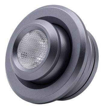 LED Mini-Schwenkspot Ø33mm, Anthrazit – Möbel- &amp; Nischenbeleuchtung
