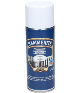 Hammerite Metall-Schutzlack Spray Weiss Glänzend 400 ml