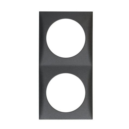 Abdeckrahmen Gr.2x1 UP Integro anthrazit