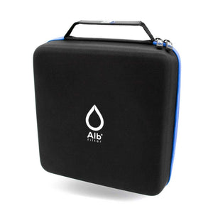 Alb Filter® FUSION Active+Nano Trinkwasserfilter | Camping-Set: Mobil GEKA inkl. Camping Koffer | Edelstahl Natur