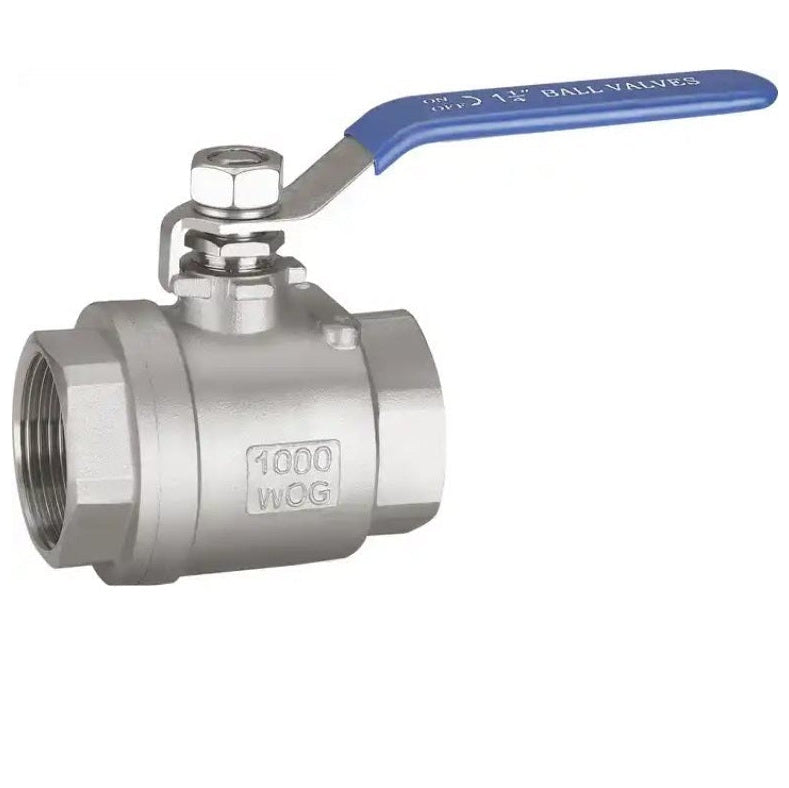 Valvola a sfera con filettatura da 1-1/4", con maniglia