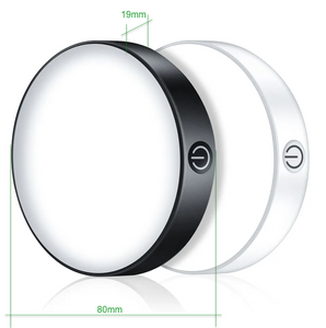 LED- Licht mit Dimmfunktion und Akku, aufladbar per USB-C, warmweiss, magnetisch