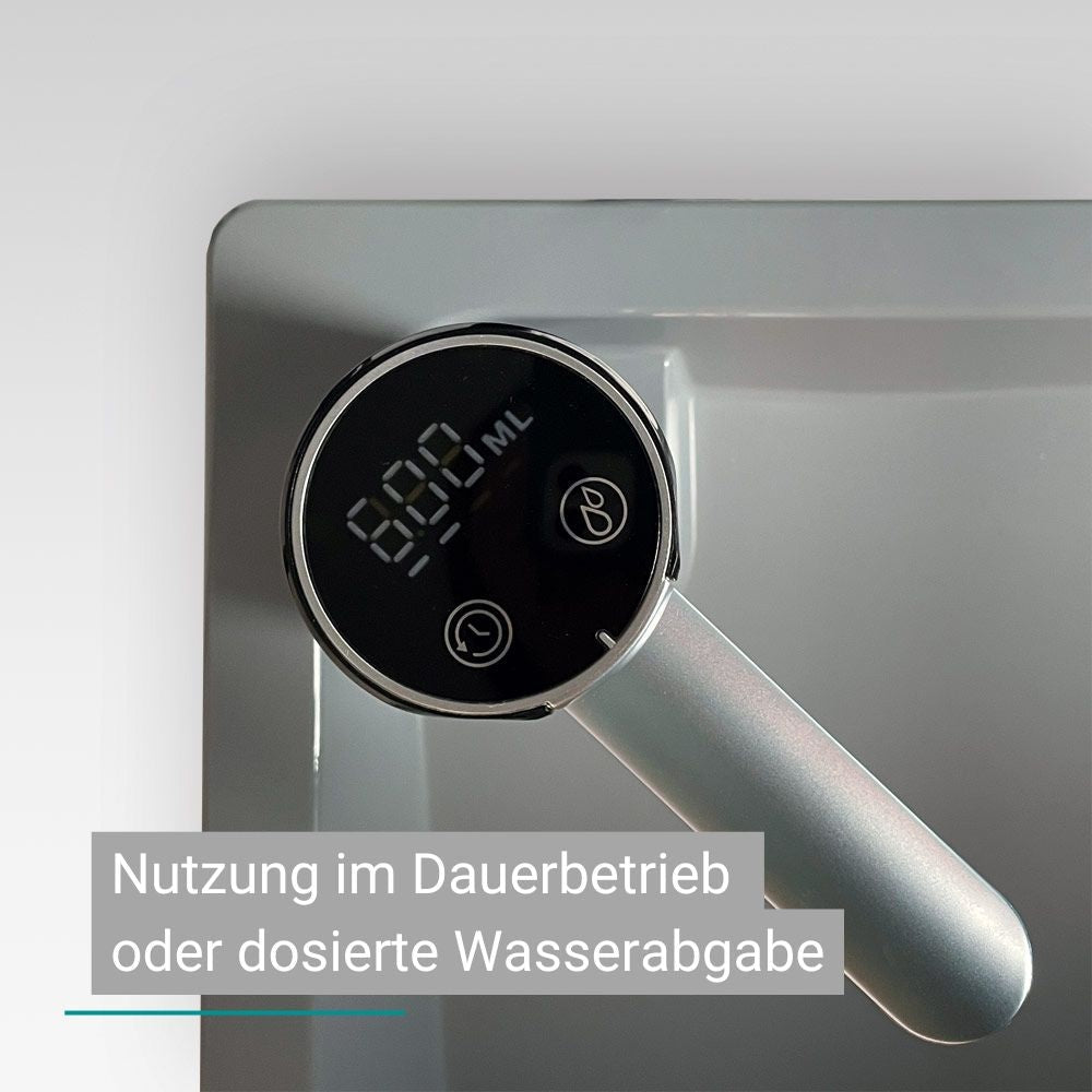 Trelino® Splash S / L • mobiles Waschbecken Weiss / Schwarz und mit oder ohne Deckel