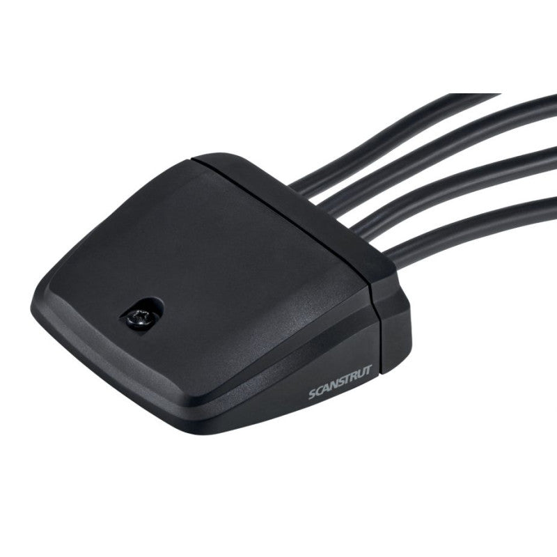 Horizontale Multi Kabeldurchführung von Scanstrut für 1-4 Kabel, bis zu Ø15mm, Kunststoff, schwarz