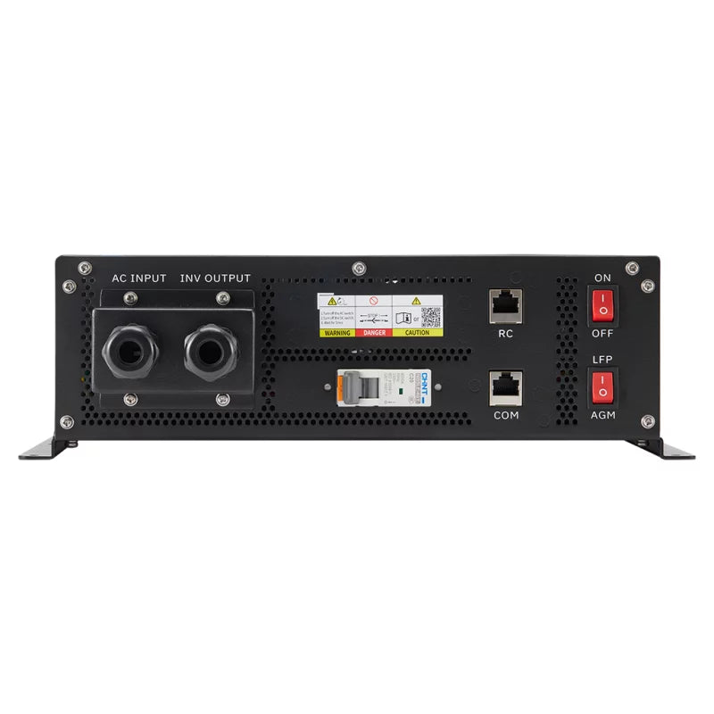 ECTIVE CSI 30 PA-RCD PRO 3000W/12V Sinus-Wechselrichter mit Netzvorrangschaltung und 125 A / 1500 W Ladegerät