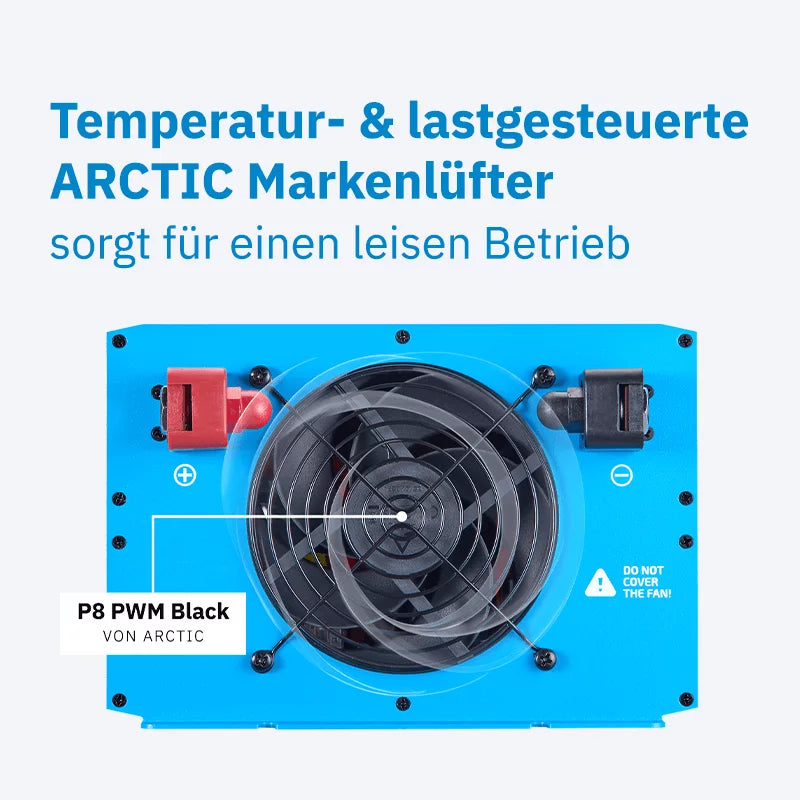 ECTIVE CSI 20 PRO 2000W/12V Sinus-Wechselrichter mit Netzvorrangschaltung und Ladegerät