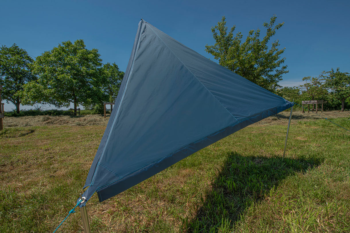 Bent Verbindbares Sonnensegel „Zip-Protect Canvas Single“ Blau oder Ro