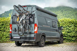 PUSHrack Veloträger V2 / Fahrradträger für fast alle Kastenwagentypen, E-Bike tauglich