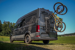 PUSHrack Veloträger V2 / Fahrradträger für fast alle Kastenwagentypen, E-Bike tauglich