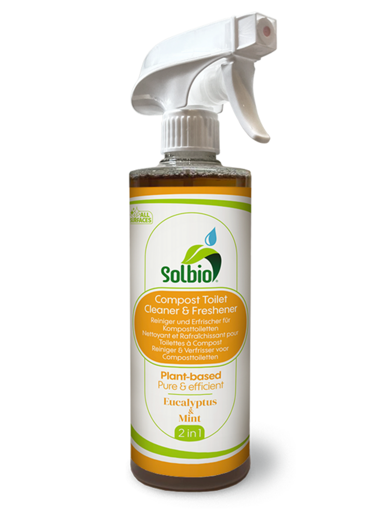 Solbio Reiniger & Erfrischer für Kompost- und Trenntoiletten 500 ml