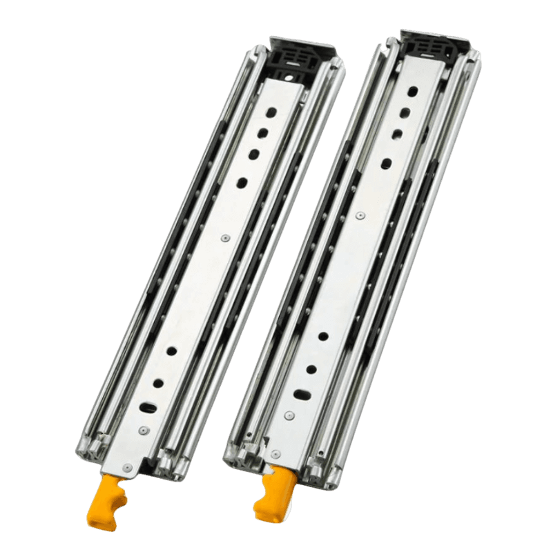 Schwerlast Vollauszugsschienen bis 150Kg, 1000mm / 1300mm / 1500mm mit Verriegelung
