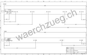 Schwerlast Vollauszugsschiene bis 68Kg, 51mm div. Längen