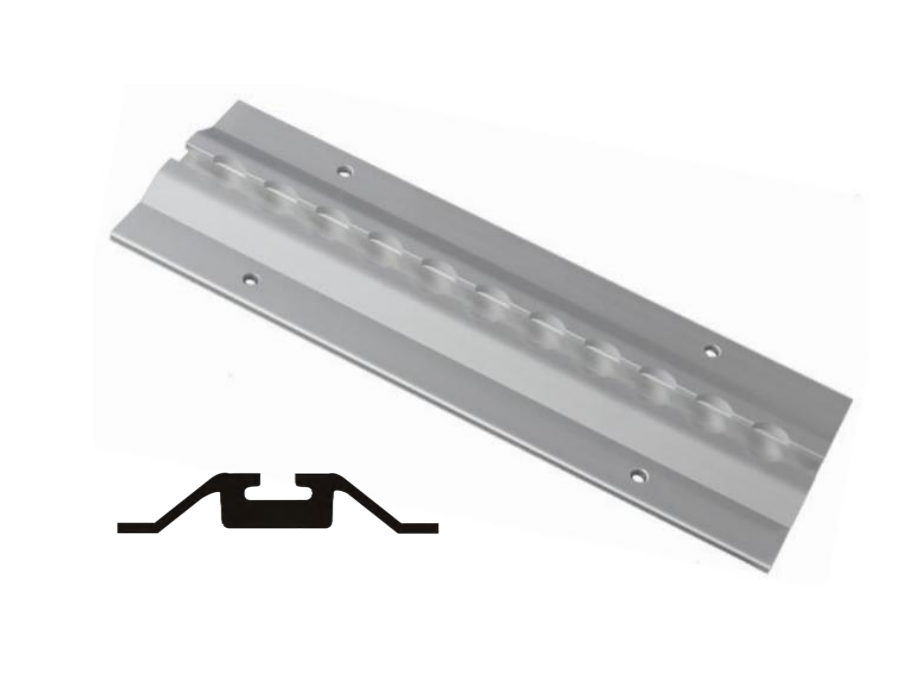 Rail Airlin avec large bride à coller et/ou à visser, 96cm