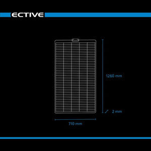 ECTIVE SSP 180 Flex Black flexibles Schindel Monokristallin Solarmodul 180W