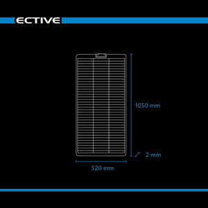 ECTIVE SSP 100 Flex Black flexibles Schindel Monokristallin Solarmodul 100W
