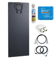 Laden Sie das Bild in den Galerie-Viewer, 100 Watt Flexi Wohnmobil Camping Solaranlage, 12 Volt SET