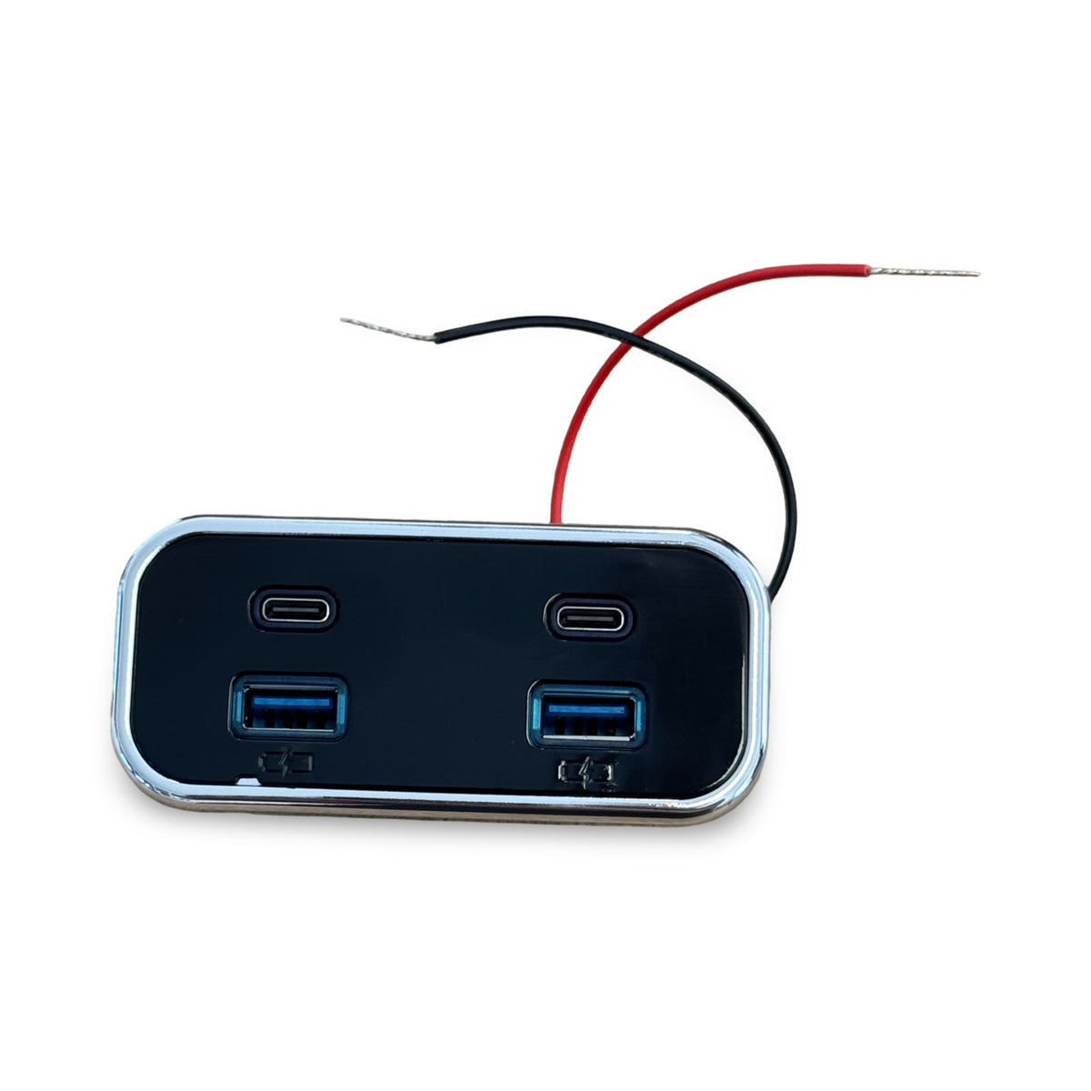 USB 2x USB-A und 2x USB-C, Max. 76W