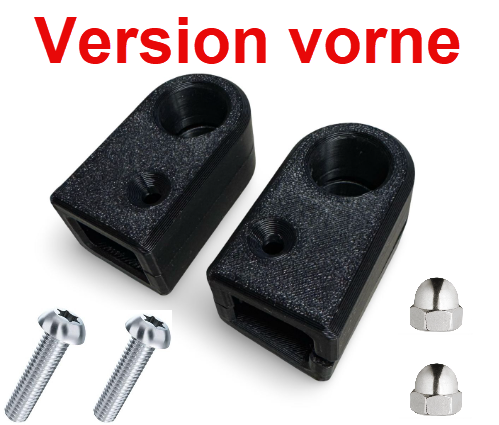 Adaptateur pour poignée monobloc pour rail lourd, div. versions