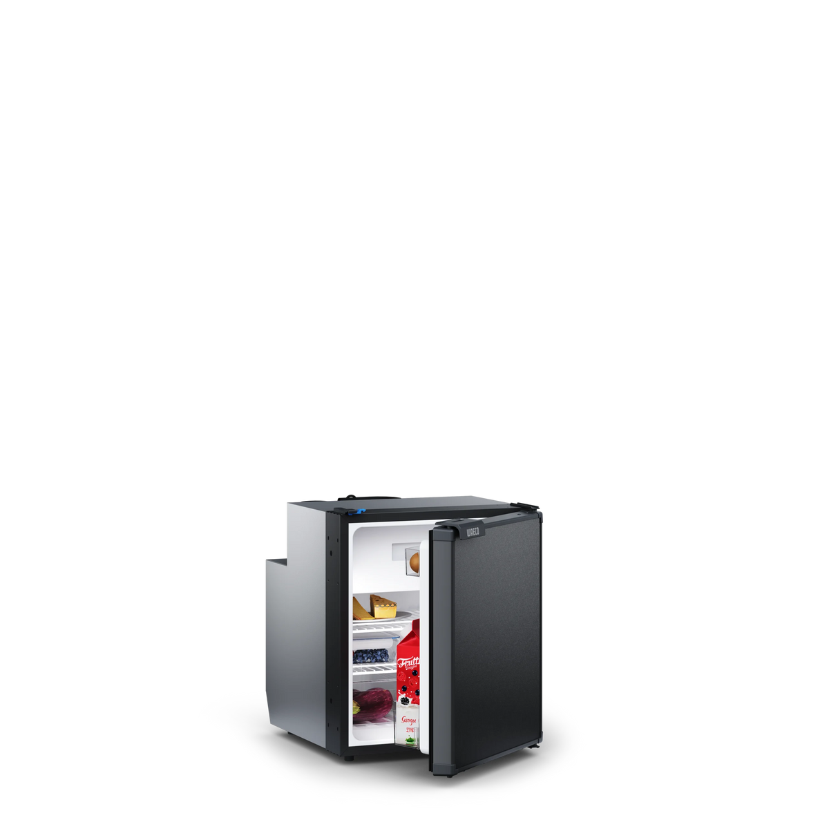 WAECO WCR 60 Kompressor-Kühlschrank, Tür halb geöffnet