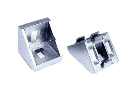 Bracket 20x20 with groove guide and fastening for NUT6