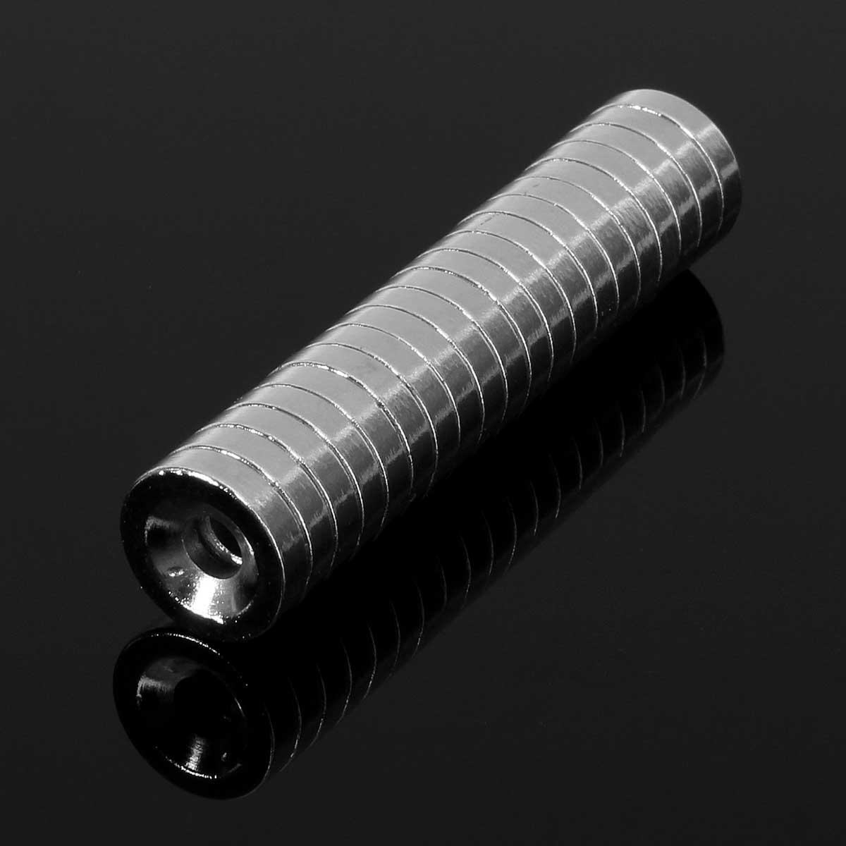 20Stk. 12x3mm Magneten mit 4mm Loch, Neodym