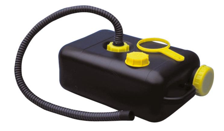19 Liter Abwassertank tragbar schwarz