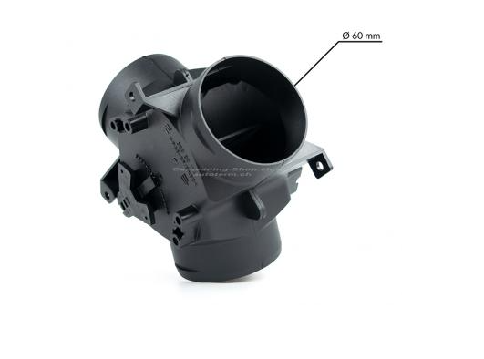 Y-Stück mit Regelklappe Ø 60mm